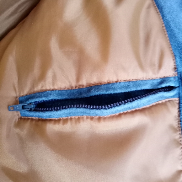 RAMS Leather-Suede Jacket NFL for Her Size Medium Vintage/Retro Varsity/Bomber - Picture 12 of 13